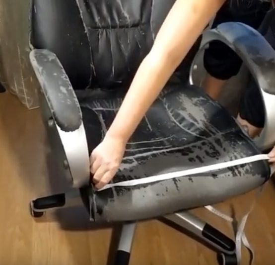 Легкий способ как сшить чехол на компьютерное кресло за 8 шагов